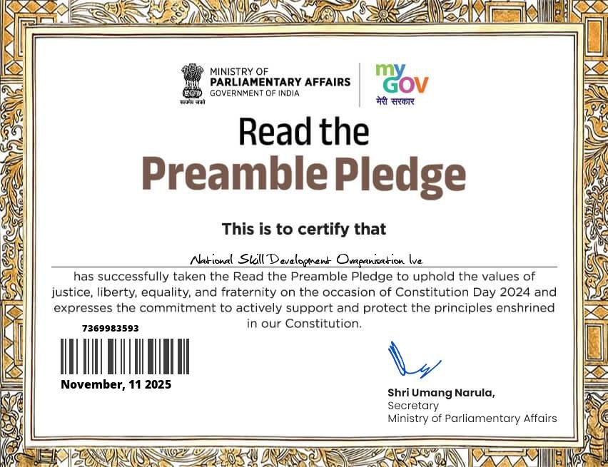 NSDO Pledge Certificate 1